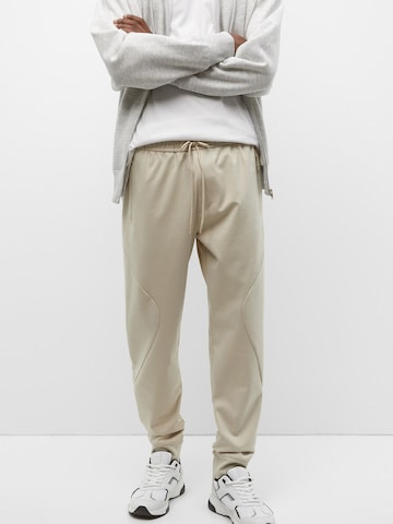 Effilé Pantalon Pull&Bear en gris : devant