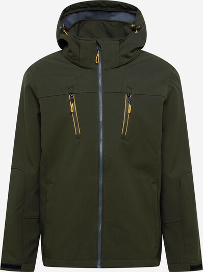 KILLTEC Veste outdoor en jaune / olive, Vue avec produit