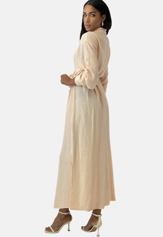 Elara Blusekjole i orange