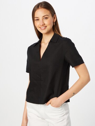 Calvin Klein Blouse in Black: front