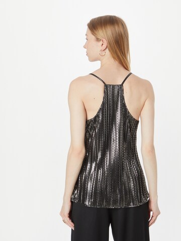 Sisley Top w kolorze srebrny