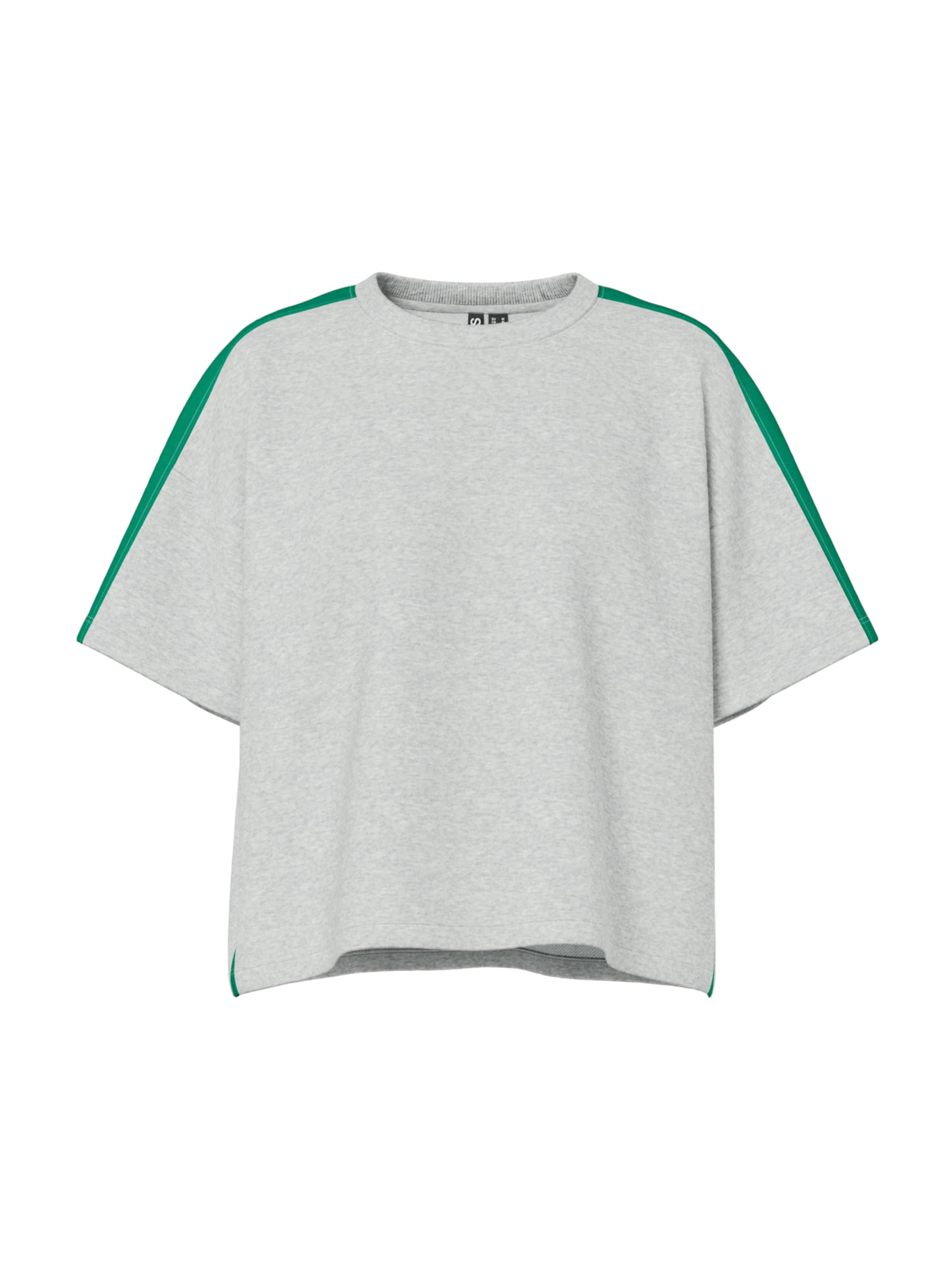 PIECES Sweatshirt 'PCCHILLI SUMMER' in Grau: Vorderseite