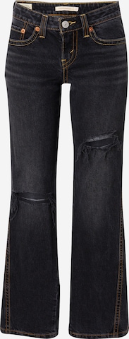 LEVI'S Bootcut Jeans 'NOUGHTIES' in Zwart: voorkant