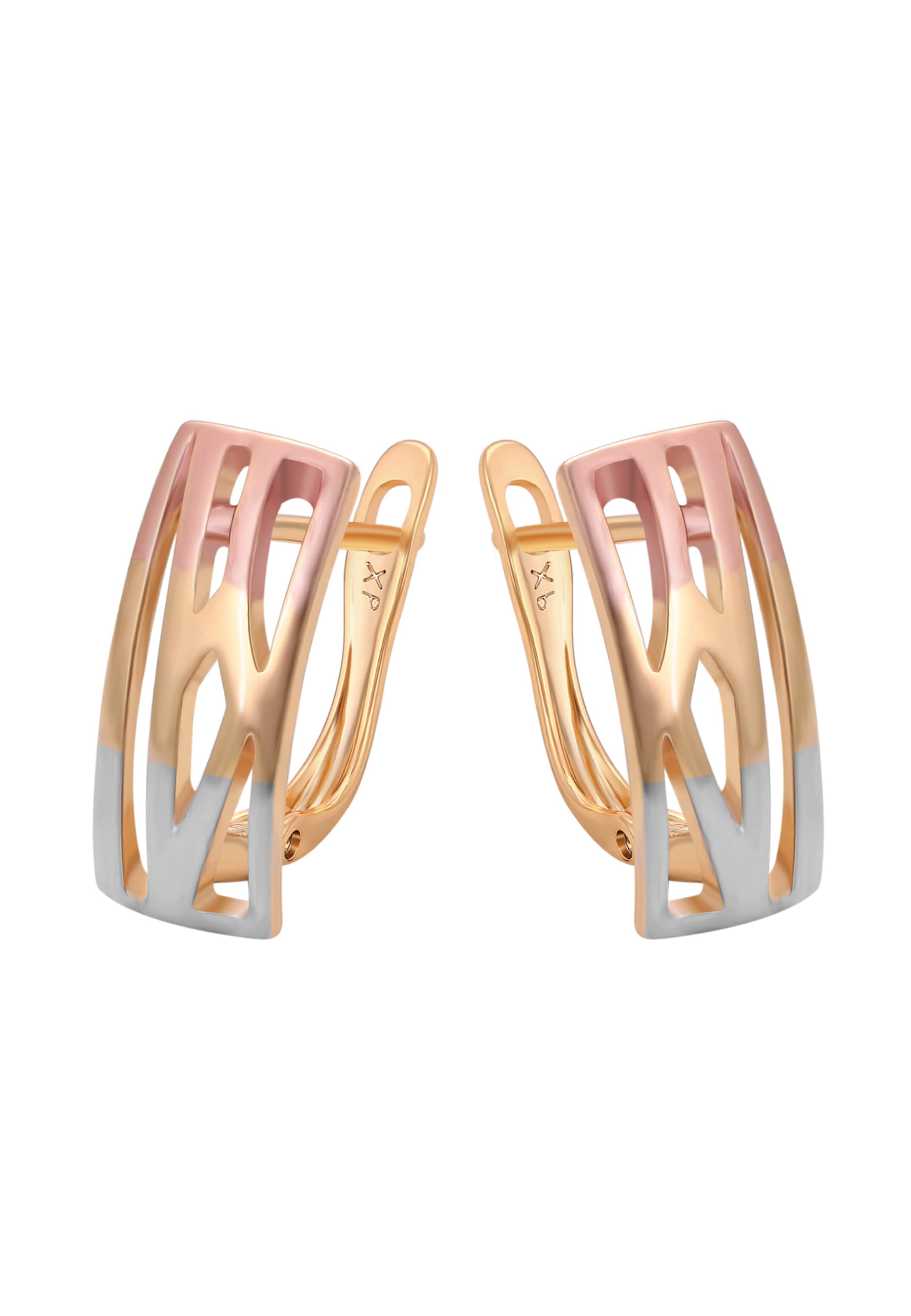 Boucles d'oreilles NAEMI en or : devant