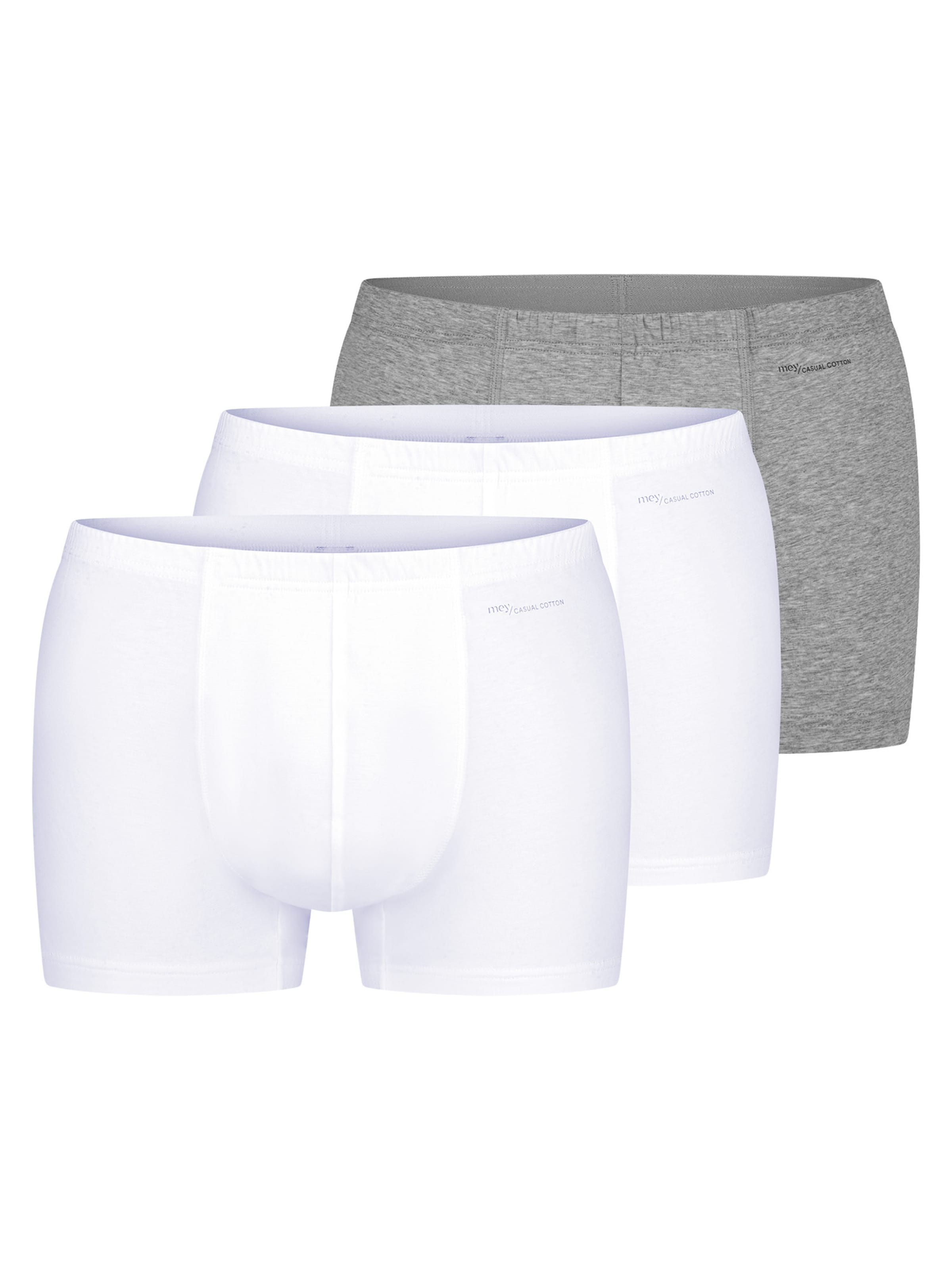 Mey Boxer shorts 'Casual Cotton' in Silver: front