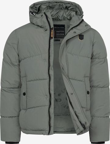 INDICODE JEANS Winter jacket ' INLaurits' in Grey: front