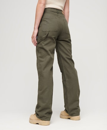 Superdry Loose fit Pants in Green