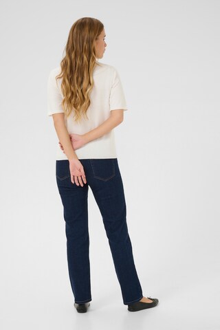 Pull-over 'Lizza' Kaffe en blanc