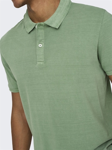 Only & Sons Koszulka 'TRAVIS' w kolorze zielony