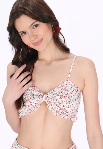 MYMO - Top 'Young Fashion' en blanco: frente