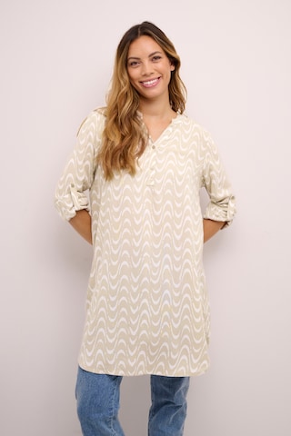 Kaffe Tuniek in Beige: voorkant