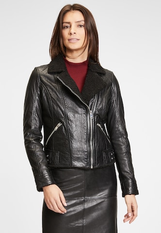 Gipsy Between-Season Jacket 'Gila' in Black: front