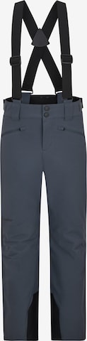 ZIENER Regular Workout Pants 'AXI' in Grey: front