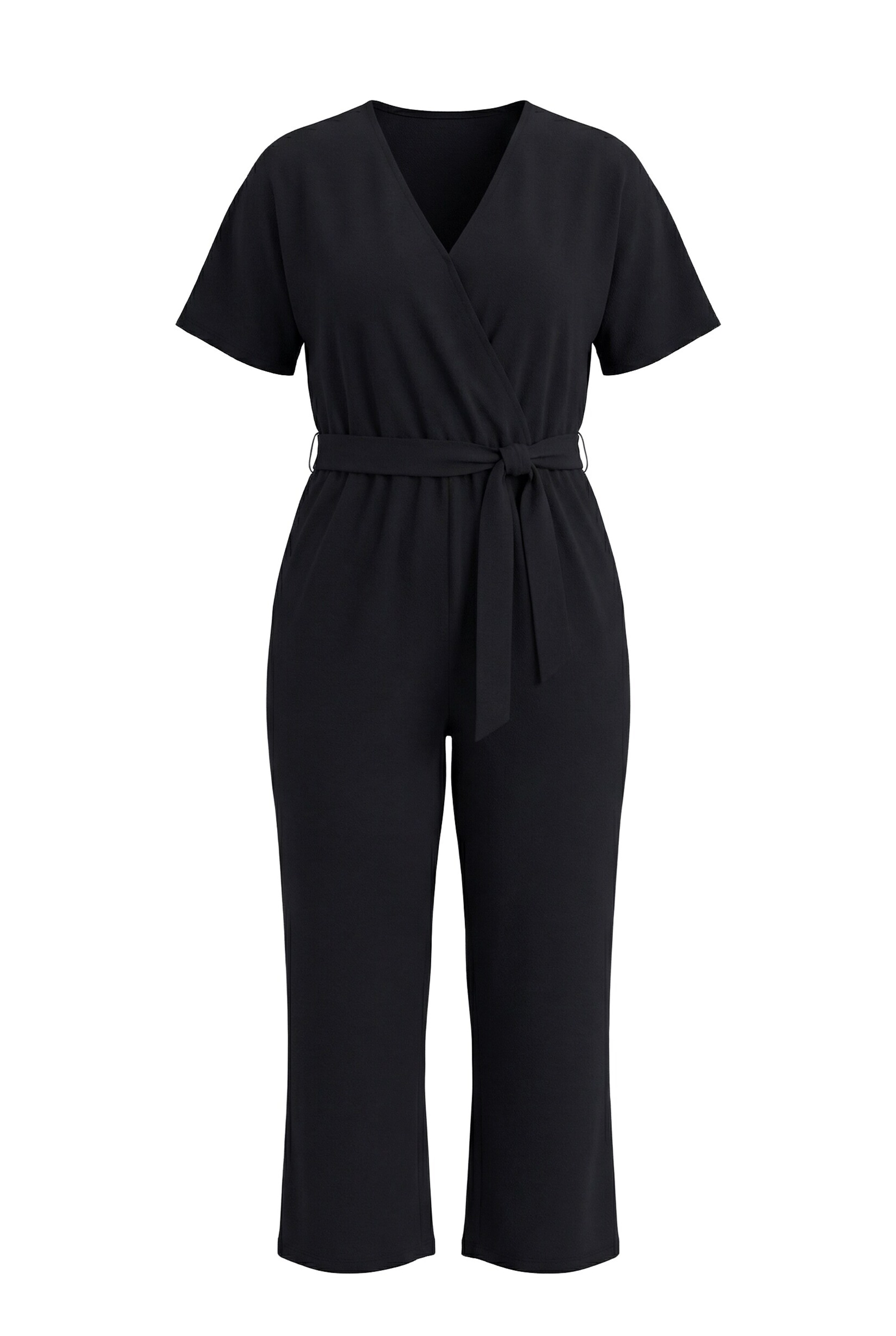 MIAMODA Jumpsuit in Schwarz: Vorderseite