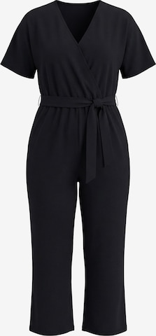 MIAMODA Jumpsuit in Black: front