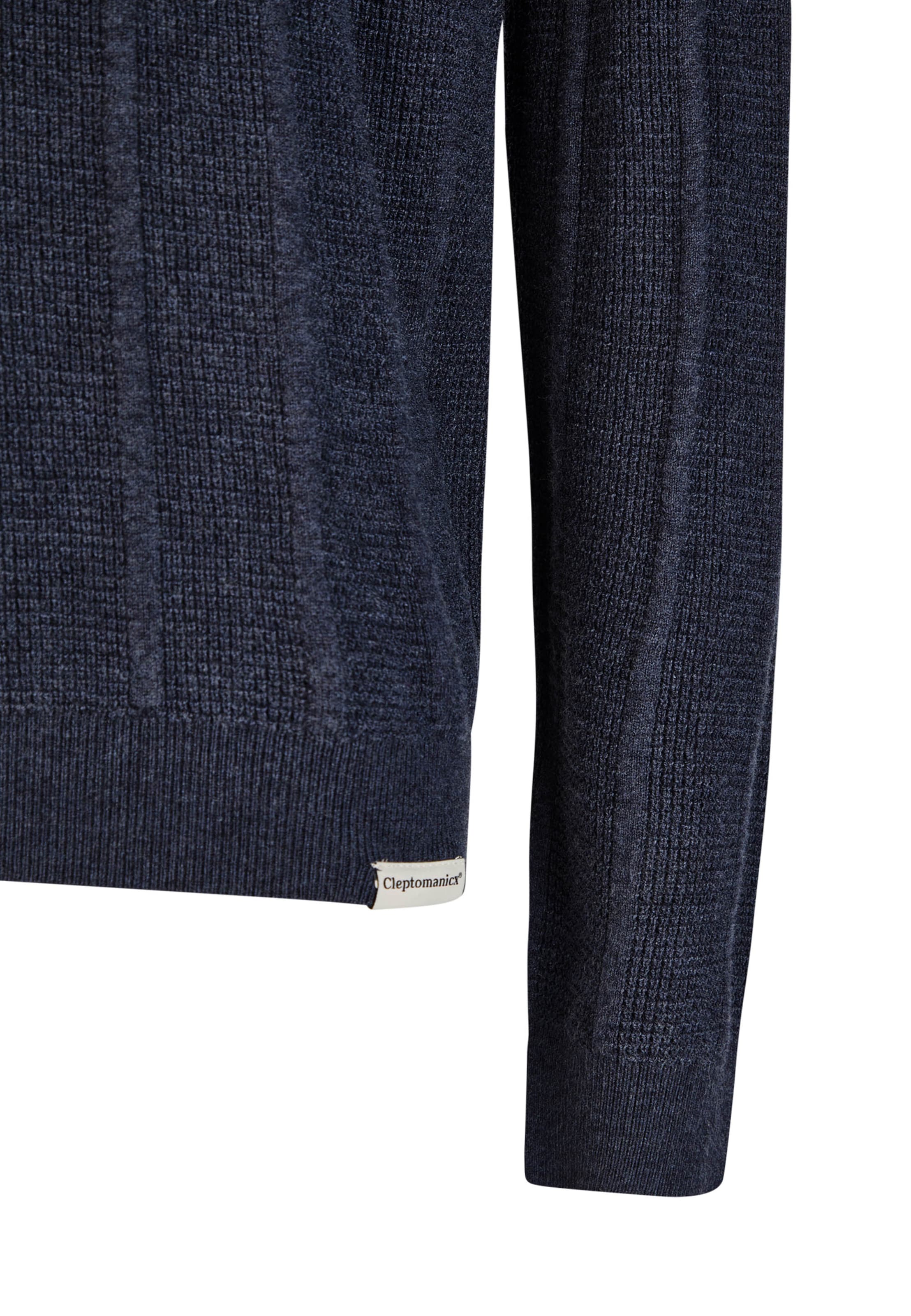 Cleptomanicx Pullover in Blau