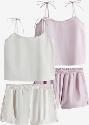 The Set Pyjamashortsit värissä beige: etupuoli