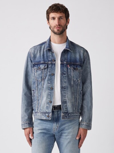 LEVI'S ® Between-season jacket 'Denim Jeans Blue 72334-0574' in S in Blue denim, Item view