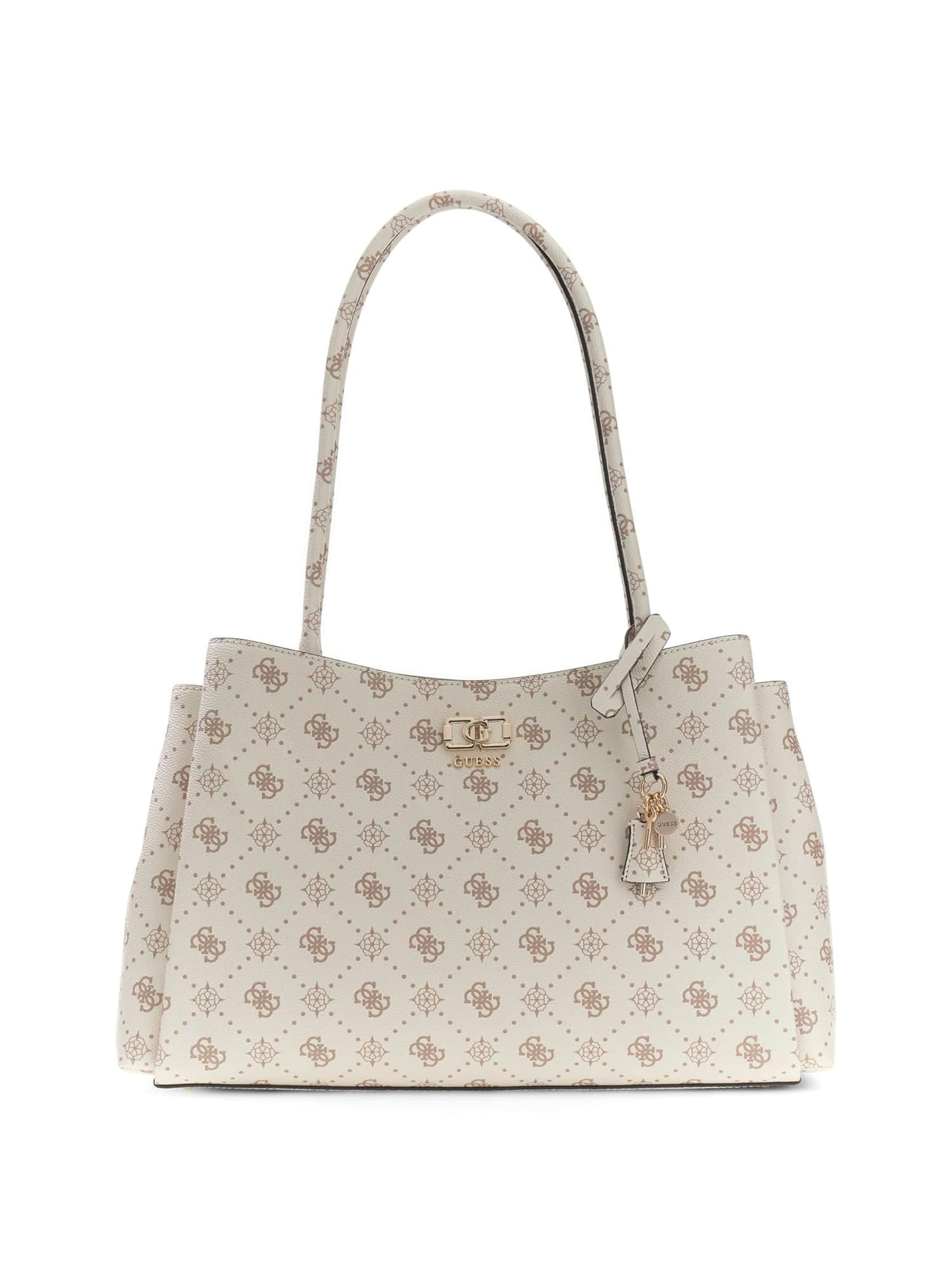 Sac bandoulière 'Emelie' GUESS en beige : devant