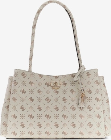 Sac bandoulière 'Emelie' GUESS en beige : devant