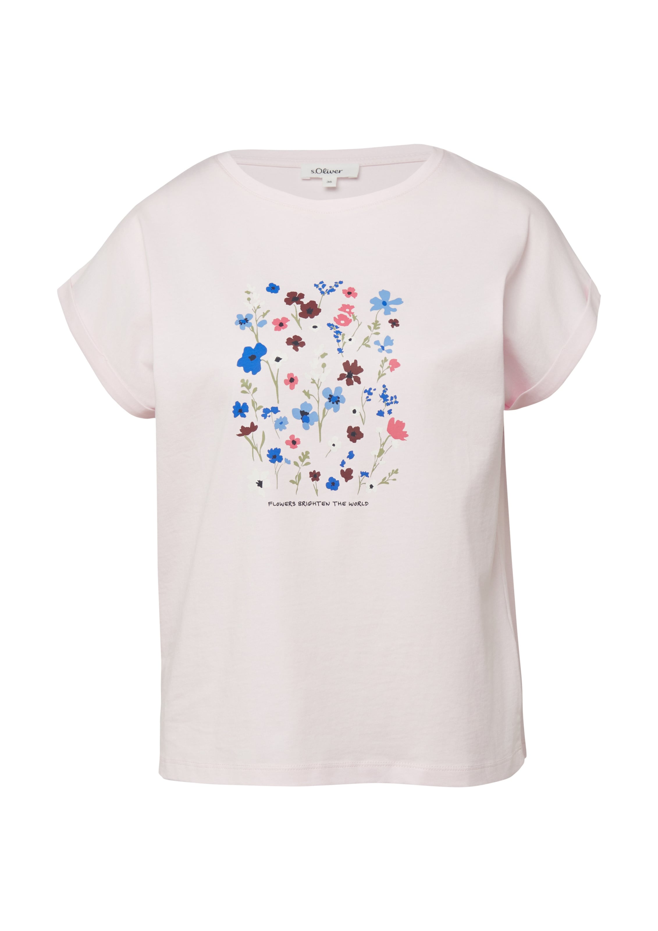T-shirt s.Oliver en rose : devant