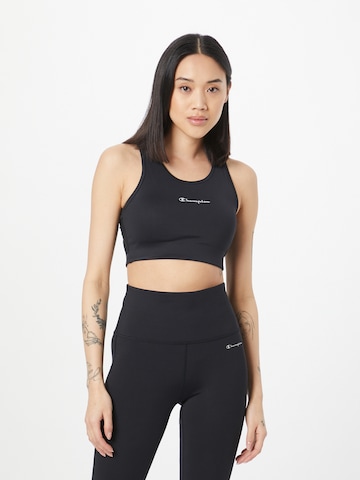 Bustieră Sutien sport de la Champion Authentic Athletic Apparel pe negru: față