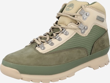 TIMBERLAND Lace-Up Boots 'Euro Hiker' in Green: front