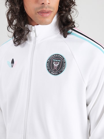 ADIDAS PERFORMANCE Sportovní bunda 'IMCF' – bílá
