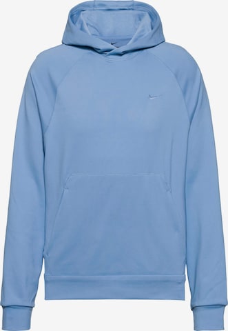 NIKE Athletic Sweatshirt in Blue: front