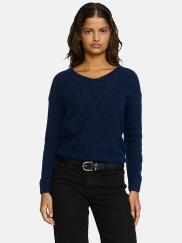 Soft Rebels Trui 'Allison' in Blauw: voorkant