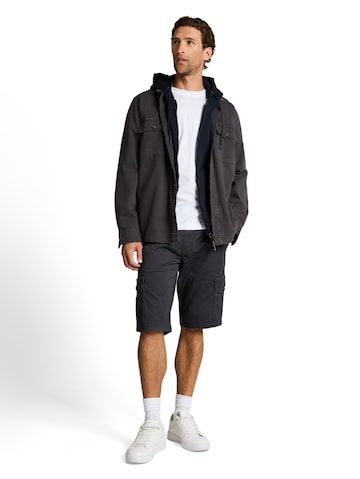 TOM TAILOR Regular Cargo Pants in Grey