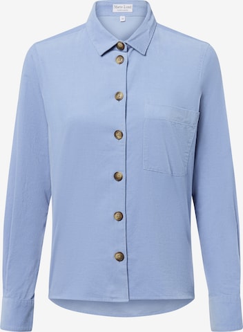 Marie Lund Blouse in Blue: front