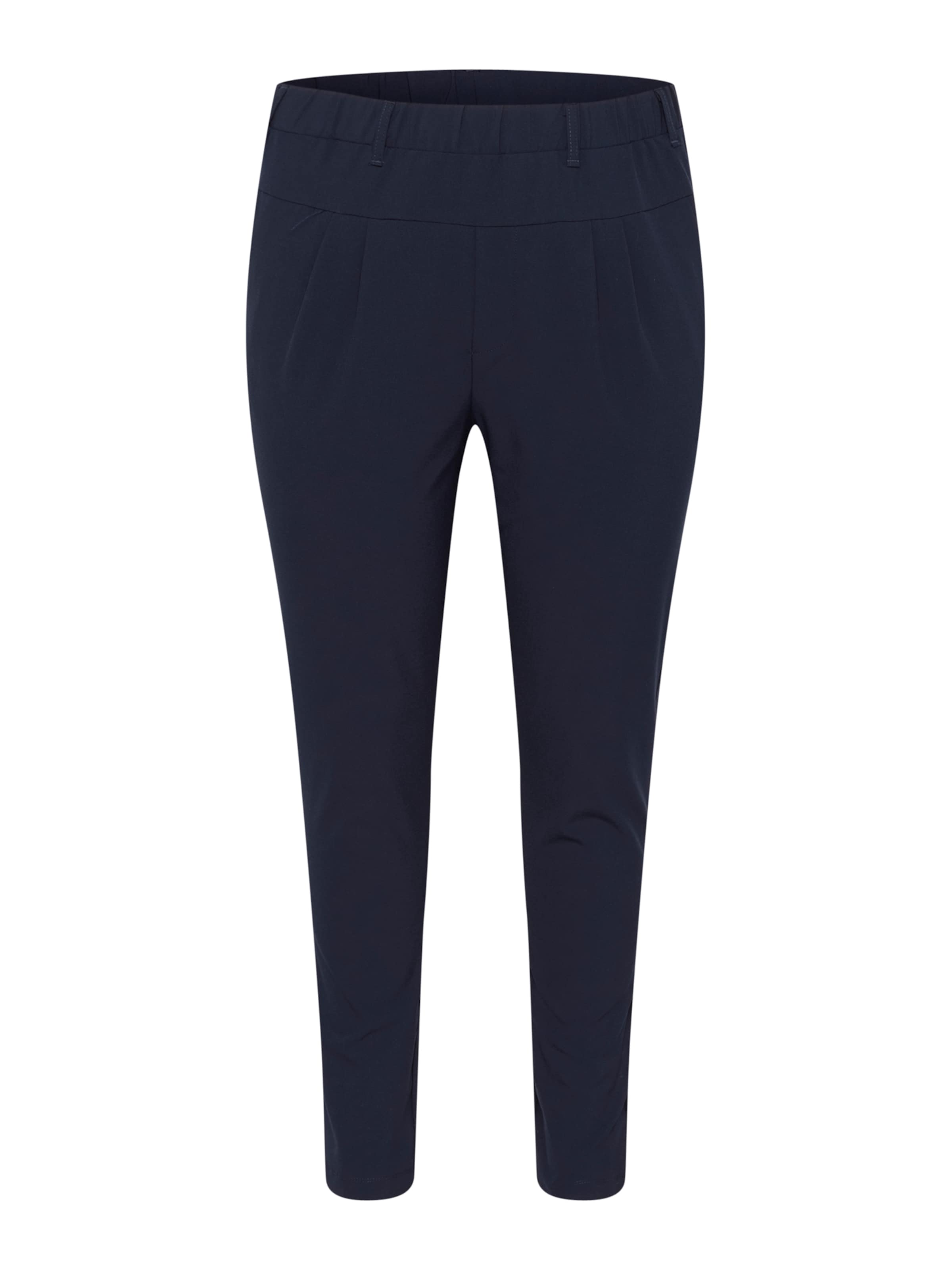 Slimfit Pantaloni con pieghe &#x27;KC Jia&#x27; di KAFFE CURVE in blu: frontale