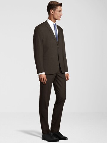 Steffen Klein Slim fit Suit 'Slim fit' in Brown