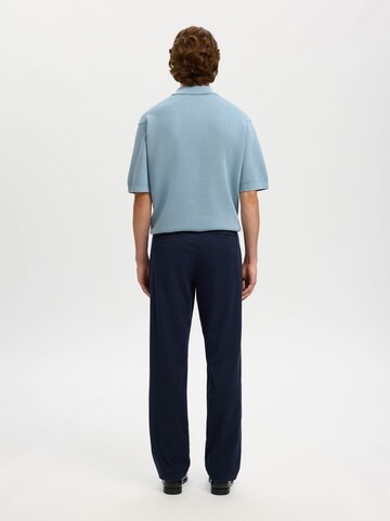 SELECTED - regular Pantalón en azul