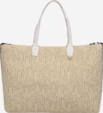 TOMMY HILFIGER Strandväska i beige: framsida