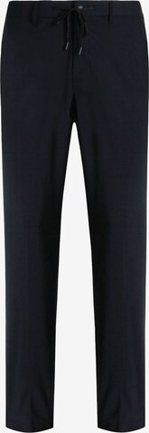 Regular Pantaloni cu dungă de la Boggi Milano pe negru: față