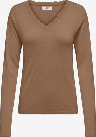 JDY Sweater 'PLUM' in Brown: front