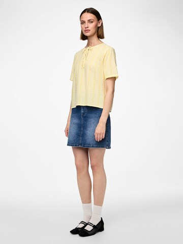 PIECES Bluse 'PCTessa' in Gelb