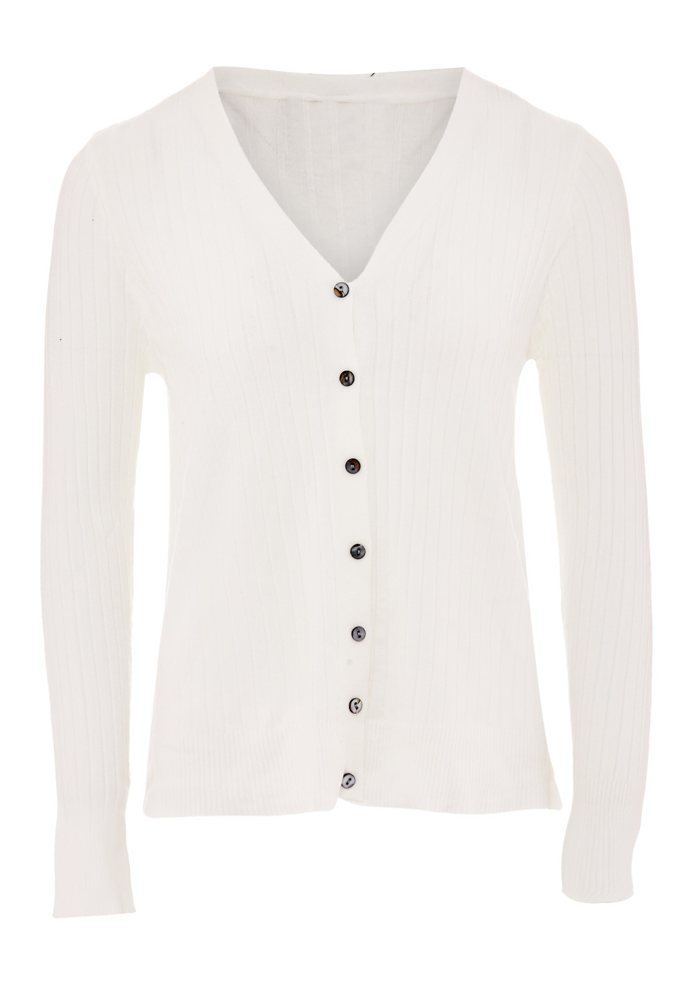 ZITHA Strickjacke in Weiß: Vorderseite