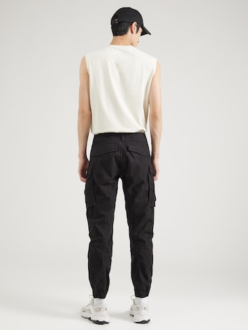 G-STAR Tapered Cargo nadrágok - fekete: hátul