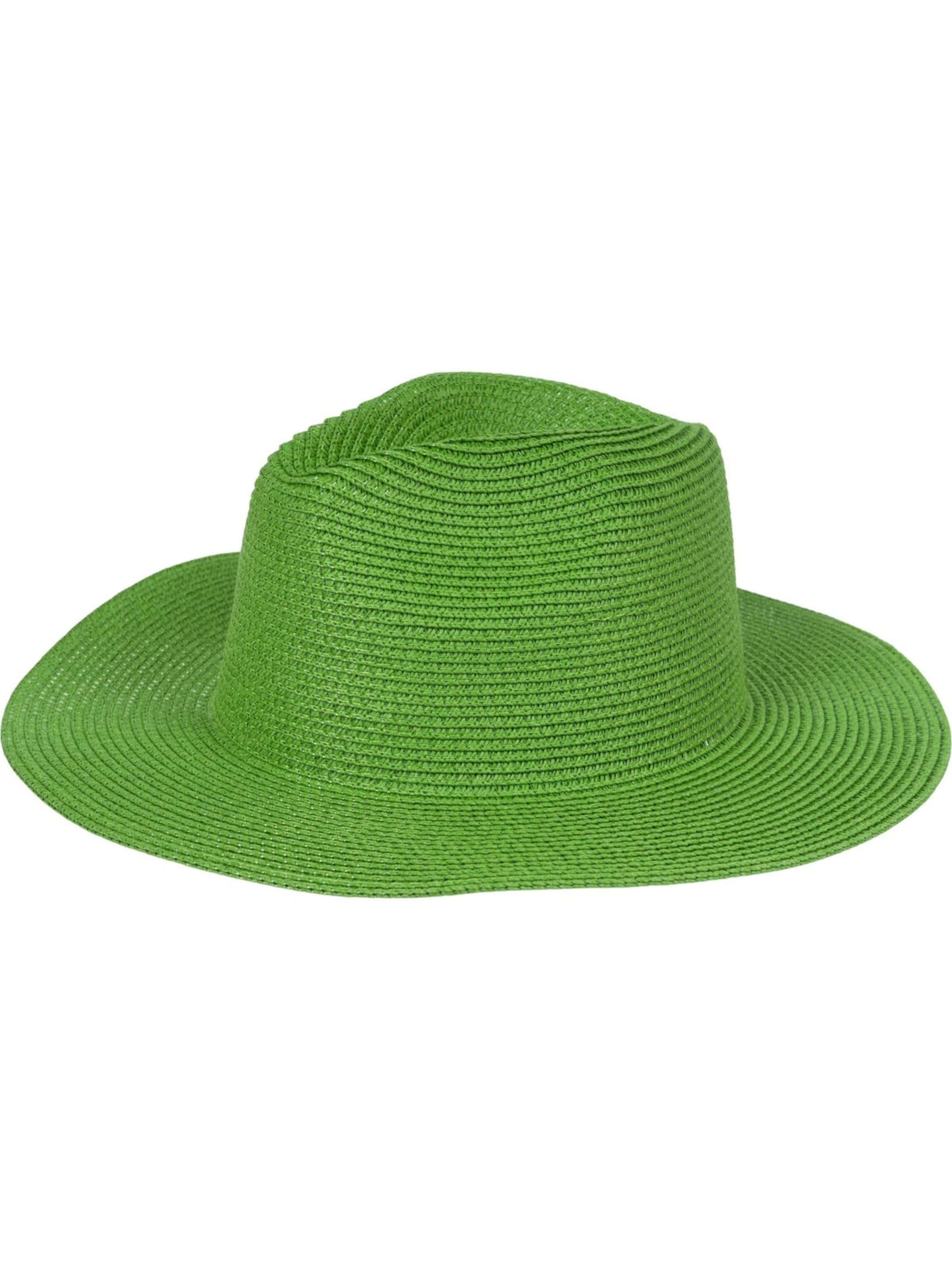 styleBREAKER Hut 'Panama Strohhut - Knautschhut'‌‌‌‌ in Grün