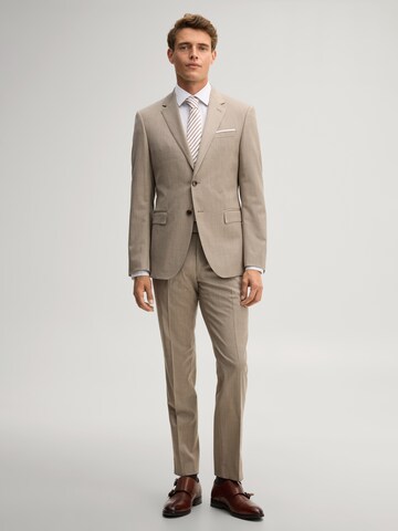 JOOP! Slim fit Pleated Pants in Brown