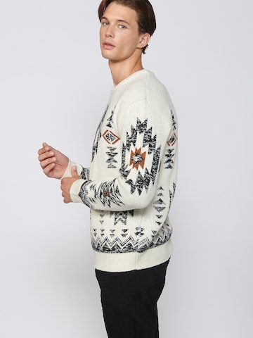 Pull-over KOROSHI en blanc