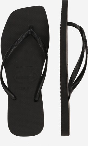 HAVAIANAS T-Bar Sandals in Black