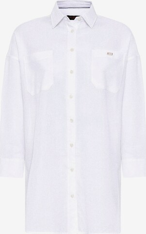 By Diess Collection Μπλούζα σε λευκό: μπροστά