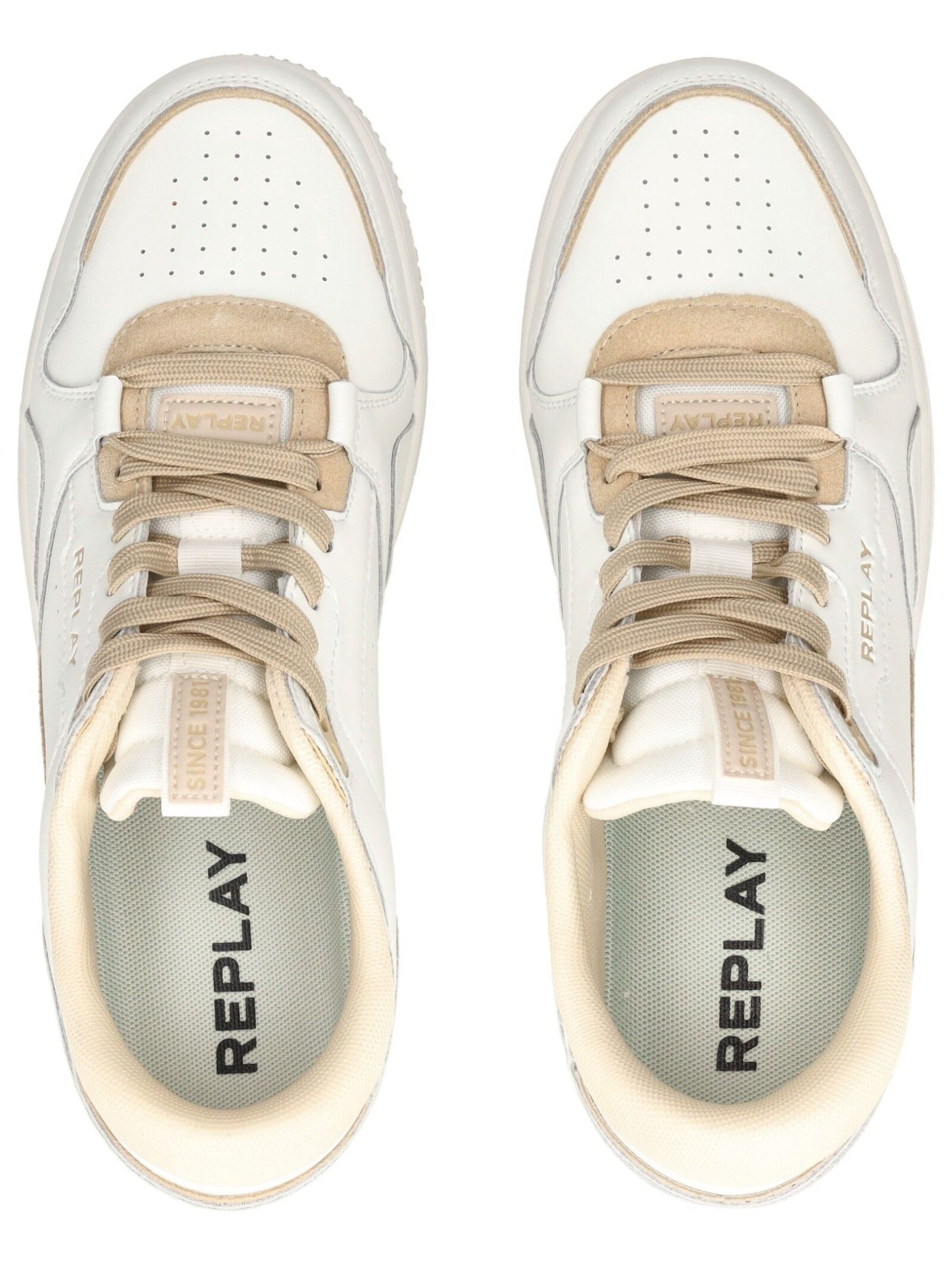 Baskets basses REPLAY en blanc