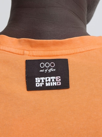 BLEND Rundhalsshirt ' BHKeelan ' in Orange