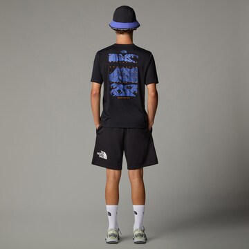 THE NORTH FACE Performance Shirt 'Foundation Mountains Faces' in Black