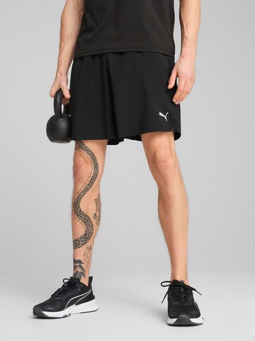 PUMA regular Παντελόνι φόρμας 'Tad Essentials 7' σε μαύρο: μπροστά